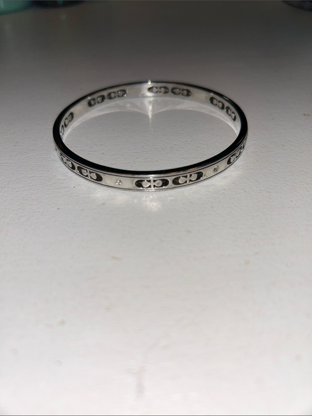 Silver Bangle Bracelet